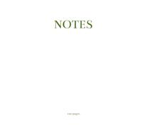 NOTES: Write all that's on your mind (ORGANIZATION IS KEY)