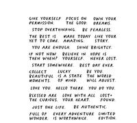 NOTEWORTHY Clear Stamp for card Making, Scrapbooking and Mixed Media