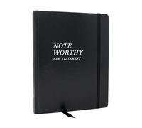 NoteWorthy New Testament: Read and Journal Through the New Testament in a Year (NKJV, Hardcover, Comfort Print): New King James, Black, Read and ... a Year, Satin Ribbon Marker, Elastic Closure