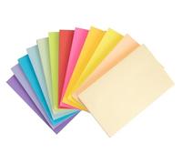 NOTEZMATE 1200 Sheets Large Sticky Notes,76 x 127 mm Sticky Pads, 12 Brilliant Colors Selfstick Notes Pads, Self-Stick Memo, Pads Super Adhesive Notes for Notebook,Office,School and Home