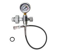 Nothers Paintball PCP Air Gun Rifle Fill Station G5/8" Din Adaptor Refill Charging Adapter for Diving Cylinders w/ 50cm Spring Hose Diving Cylinder Inflation Valve