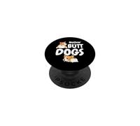 Nothin butt dogs cute Corgi PopSockets Adhesive PopGrip