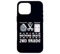Nothing Beats 2nd Grade Funny Back to School Teachers Kids Case for iPhone 16 Pro Max