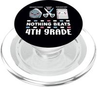 Nothing Beats 4th Grade Funny Back to School Teachers Kids PopSockets PopGrip for MagSafe