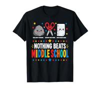 Nothing Beats Middle School Rock Paper Scissors Teacher T-Shirt