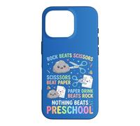 Nothing Beats Preschool Rock Paper Scissors Game for Kids Case for iPhone 16 Pro