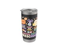 Nothing Beats Preschool Rock Paper Scissors Halloween Fall Stainless Steel Insulated Tumbler