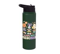 Nothing Beats Preschool Rock Paper Scissors Halloween Fall Stainless Steel Insulated Water Bottle