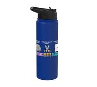 Nothing Beats Reading National Library Week World Book Day Stainless Steel Insulated Water Bottle