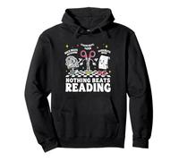 Nothing Beats Reading Rock Paper Scissors Book Lover Pullover Hoodie
