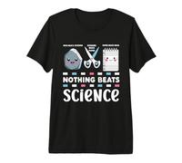 Nothing Beats Science Funny Back to School STEM Kid Teacher Premium T-Shirt