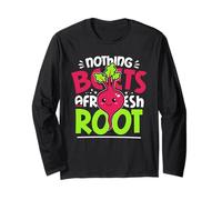 Nothing Beets A Fresh Root Funny Kawaii Vegetable Vegan Food Long Sleeve T-Shirt