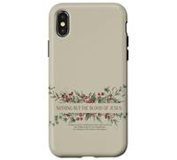 Nothing But The Blood Of Jesus Christian Faith Hymn Easter Case for iPhone X/XS