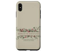Nothing But The Blood Of Jesus Christian Faith Hymn Easter Case for iPhone XS Max