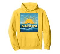 Nothing But The Blue Skies - Sunny Optimism Pullover Hoodie, Adult Unisex, Lemon, M