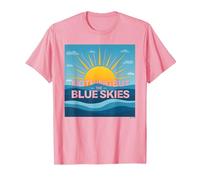 Nothing But The Blue Skies - Sunny Optimism T-Shirt, Men, Pink, L