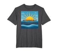 Nothing But The Blue Skies - Sunny Optimism T-Shirt, Men's Big and Tall, Dark Heather Grey, 2X Tall
