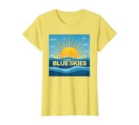 Nothing But The Blue Skies - Sunny Optimism T-Shirt, Women, Lemon, M