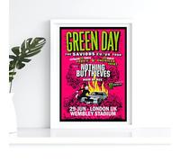 Nothing But Thieves Green-Day Concert Album Music A4 Wall Art Print - Unframed Poster Concert Festival Glossy Artwork Unique Home Décor Gift Bedroom Mancave Britpop