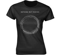 Nothing But Thieves 'Logo' Womens Fitted T Shirt M Black