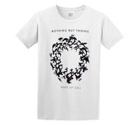 MEIBU Nothing But Thieves Wake Up Call 100% Cotton Mens Tshirt Size L White