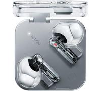 Nothing Ear (3) Wireless Earbuds - White, Adaptive Noise Cancelling, Hi-Res Audio with LDAC, 38-Hour Battery, Quick Charge, IP54 Rated, Android & iOS Compatible