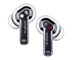 Nothing Ear wireless ear buds with Hi-Res Audio, Smart Active Noise Cancelling, Advanced equalizer and up to 40.5 hours of listening time - White