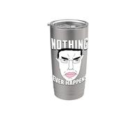 Nothing Ever Happens Chudjack Brainrot Wojak Meme Stainless Steel Insulated Tumbler