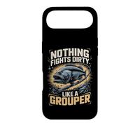 Nothing Fights Dirty Like a Grouper Fishing Angler Case for iPhone Air