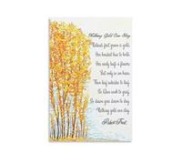 Nothing Gold Can Stay Canvas Print By Robert Frost Poem Canvas Wall Art Posters For Room Aesthetic And Decor Poster For Bedroom Kitchen Bathroom Living Room Office Decor 24x36inch(60x90cm)Unframe-styl
