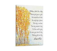 Nothing Gold Can Stay Canvas Print By Robert Frost Poem Canvas Wall Art Posters For Room Aesthetic And Decor Poster For Bedroom Kitchen Bathroom Living Room Office Decor 24x36inch(60x90cm)Frame-style