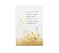 Nothing Gold Can Stay Poem Print Robert Frost Poetry Wall Art Print Grief And Loss Sympathy Gift Nature's First Green Is Gold Grief Gift Canvas Art Poster And Wall Art Picture Print Modern Family Bedr