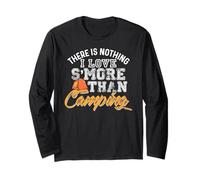 Nothing I Love S'More Than Camping Funny Outdoor Pun Long Sleeve T-Shirt