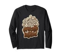 Nothing If Not Overcaffeinated s Funny Retro Coffee Quote Long Sleeve T-Shirt