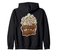 Nothing If Not Overcaffeinated s Funny Retro Coffee Quote Zip Hoodie