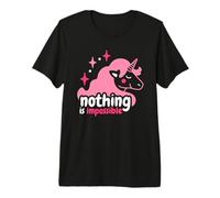 Nothing is Impossible Empowering Motivational Premium T-Shirt