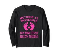 Nothing is Impossible - Preemie Warrior Girl Long Sleeve T-Shirt