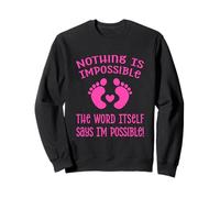Nothing Is Impossible - Preemie Warrior Girl Sweatshirt