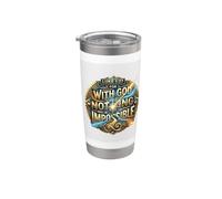 Nothing is Impossible with God Luke 1:37 Stainless Steel Insulated Tumbler