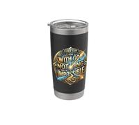Nothing is Impossible with God Luke 1:37 Stainless Steel Insulated Tumbler