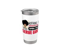 Nothing is insignificant When You Serve God Christian Jesus Stainless Steel Insulated Tumbler