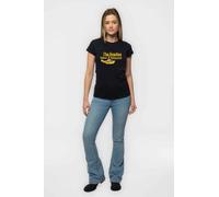 Nothing Is Real Skinny Fit T Shirt The Beatles Black L
