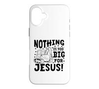 Nothing is Too big for Jesus Retro Christian Religious Case for iPhone 16 Plus
