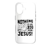 Nothing is Too big for Jesus Retro Christian Religious Case for iPhone 17