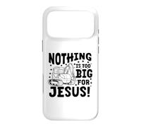 Nothing is Too big for Jesus Retro Christian Religious Case for iPhone 17 Pro Max