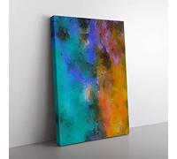 Nothing Lasts Forever Abstract Canvas Print for Living Room Bedroom Home Office Décor, Wall Art Picture Ready to Hang, 76x50 cm (30x20 Inch) CAN3020-V1022-CK-3012