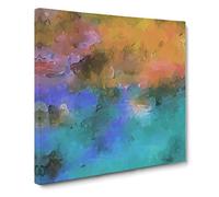 Nothing Lasts Forever Canvas Print | Gallery Wrapped 30mm Frame Wall Art | 14x14 inches | Ready to Hang | Abstract Picture | Living Room Bedroom Lounge Office