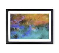 Nothing Lasts Forever in Abstract Framed Print | A2 Black Framed Wall Art | Ready to Hang | Abstract Fantasy Picture | Living Room Bedroom Lounge Office