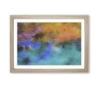 Nothing Lasts Forever in Abstract Framed Print | A2 Oak Framed Wall Art | Ready to Hang | Abstract Fantasy Picture | Living Room Bedroom Lounge Office