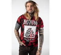 Nothing More - Knives In The Back Red/Black Tie Dye - T-Shirt - black - L - 100% Cotton,Jersey L